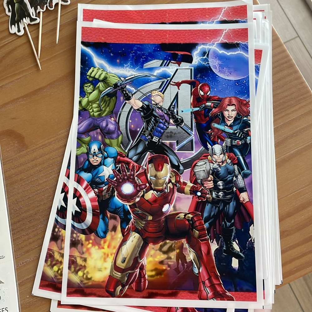Super hero avenger marvel party bundle - Picture 14 of 15